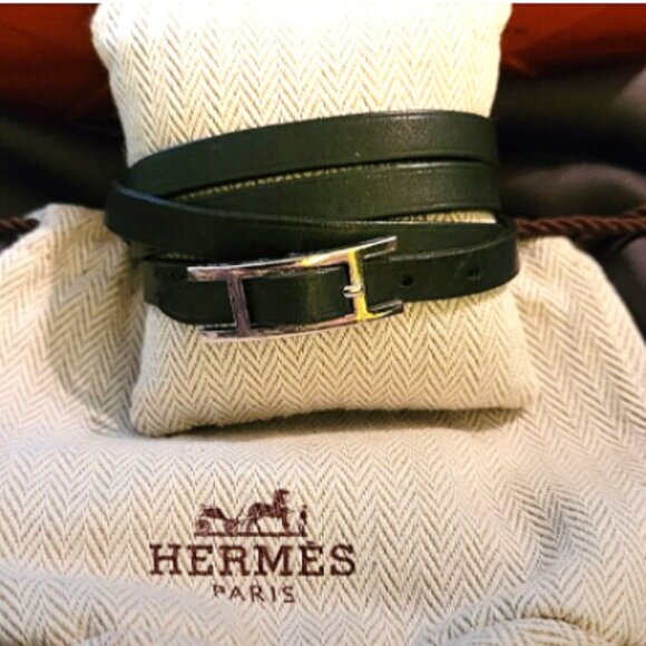 Hermes Behapi Double Tour Bracelet - Picture 2 of 4